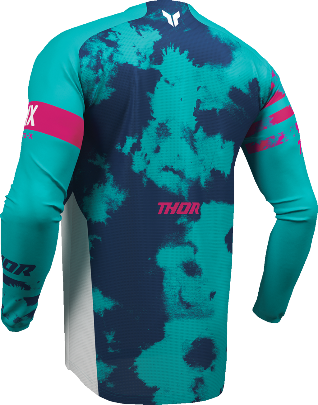 Youth - Thor Launchmode Bleach Jersey - White/Aqua