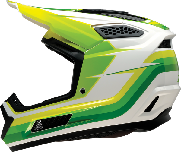Adult - Z1R Dirt Maxx Vortex Helmet - White/Green
