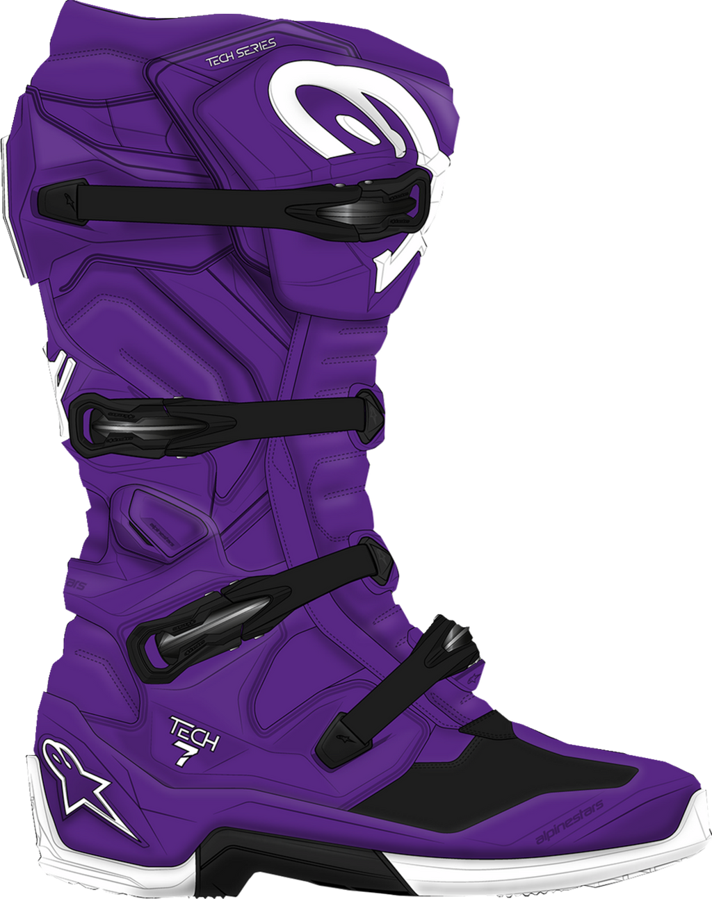 Adult - Alpinestars Tech 7 Boots - Purple