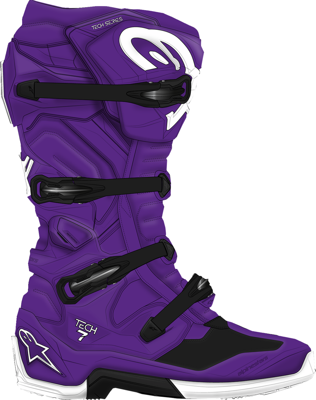 Adult - Alpinestars Tech 7 Boots - Purple