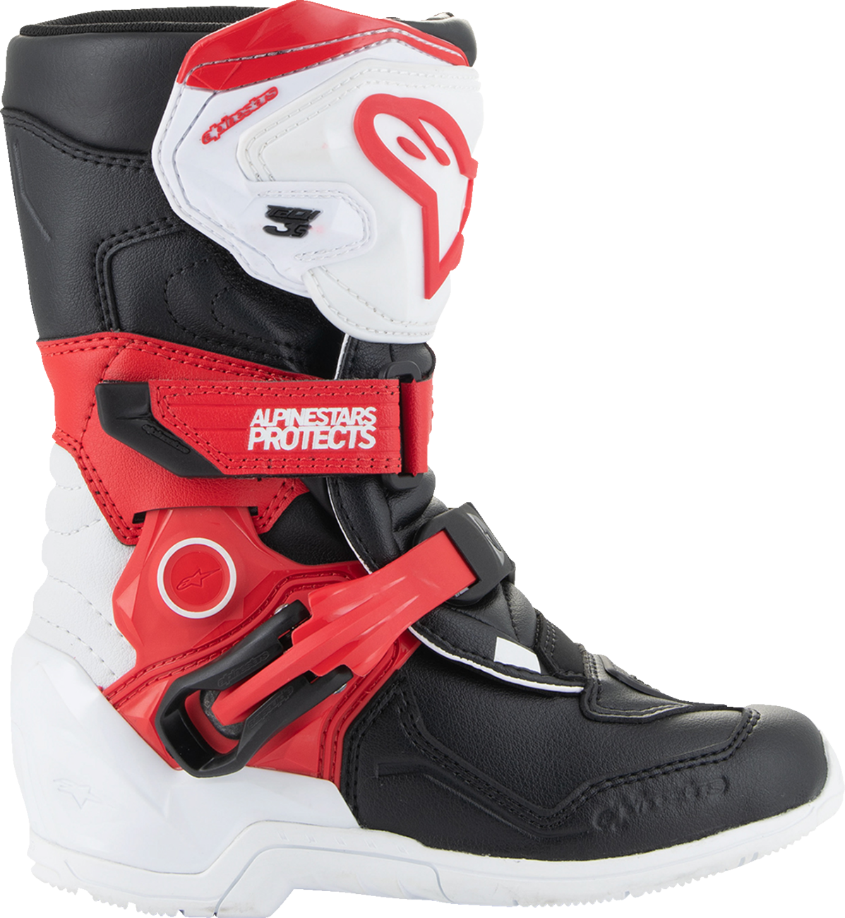 Adult - Alpinestars Kids Tech 3S Boots - Red/Black/White
