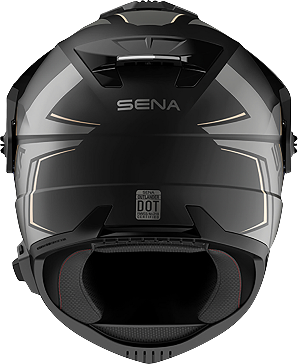 Adult - Sena Outlander Helmet - Matte Black