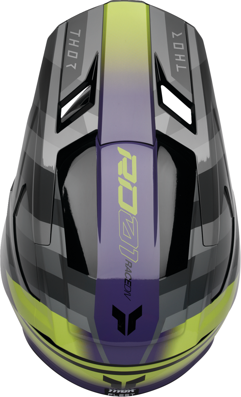 Youth - Thor Fleet Camber Helmet - Black/Purple