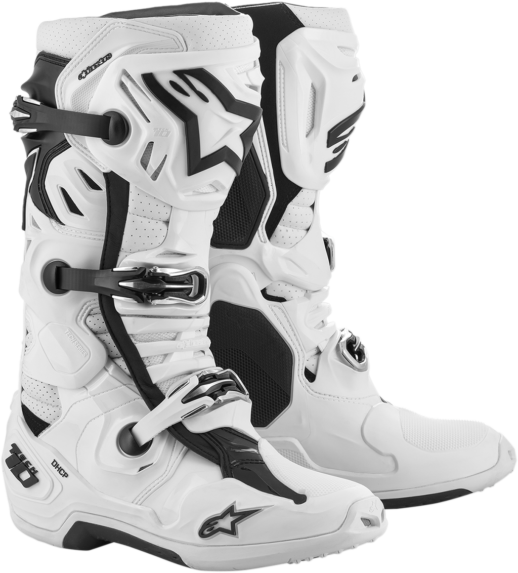 Adult - Alpinestars Tech 10 Supervented Boots - White