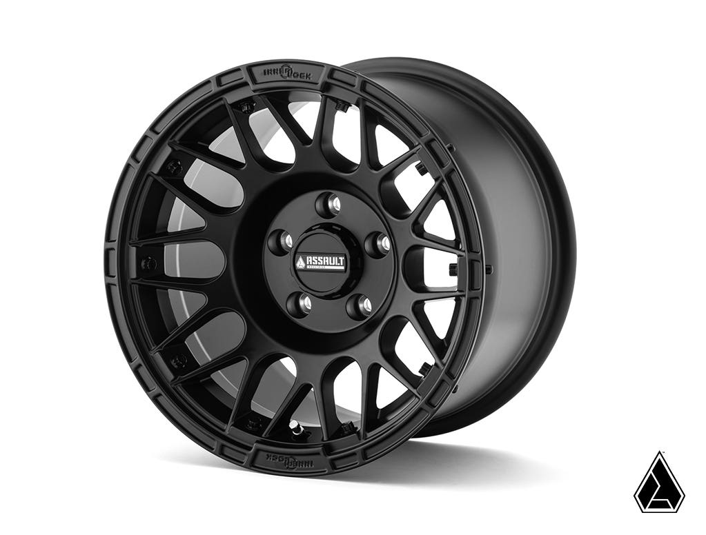 STANDARD XT WARRIOR TIRES 30X10X15 ON 15X10 ASSAULT INDUSTRIES HELLFIRE SATIN BLACK WHEELS 5/4.5 PATTERN
