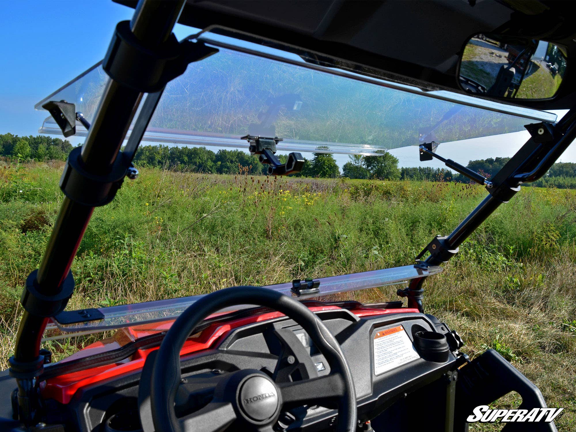 HONDA PIONEER 500 FLIP WINDSHIELD