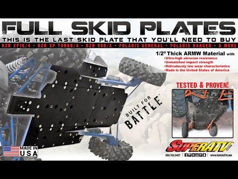 Polaris RZR RS1 Full Skid Plate