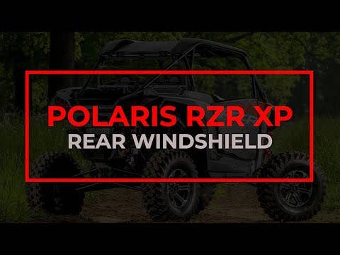 Polaris RZR XP 1000 Rear Vented Windshield