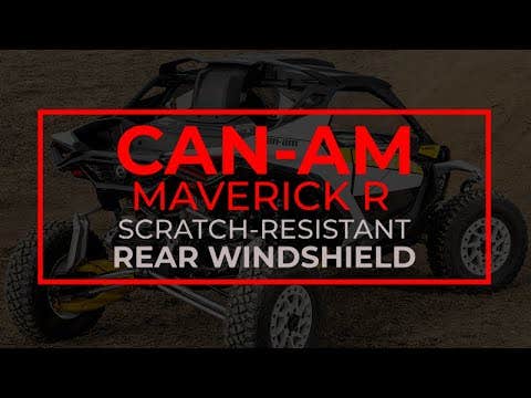 CAN-AM MAVERICK R REAR WINDSHIELD