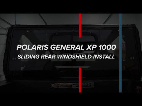 Polaris General XP 1000 Sliding Rear Windshield
