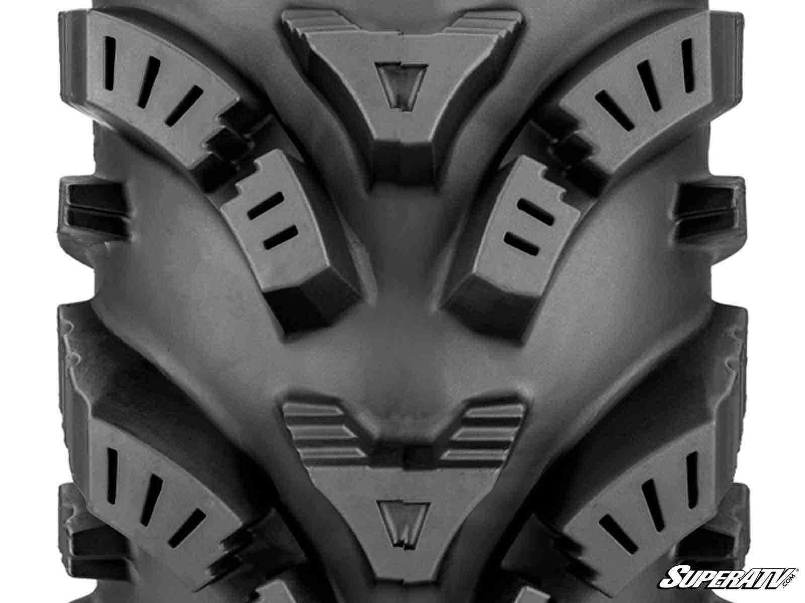 INTIMIDATOR TIRES 30X10X14 ON 14" BANDIT H-SERIES MACHINED FINISH WHEELS 4/156 PATTERN