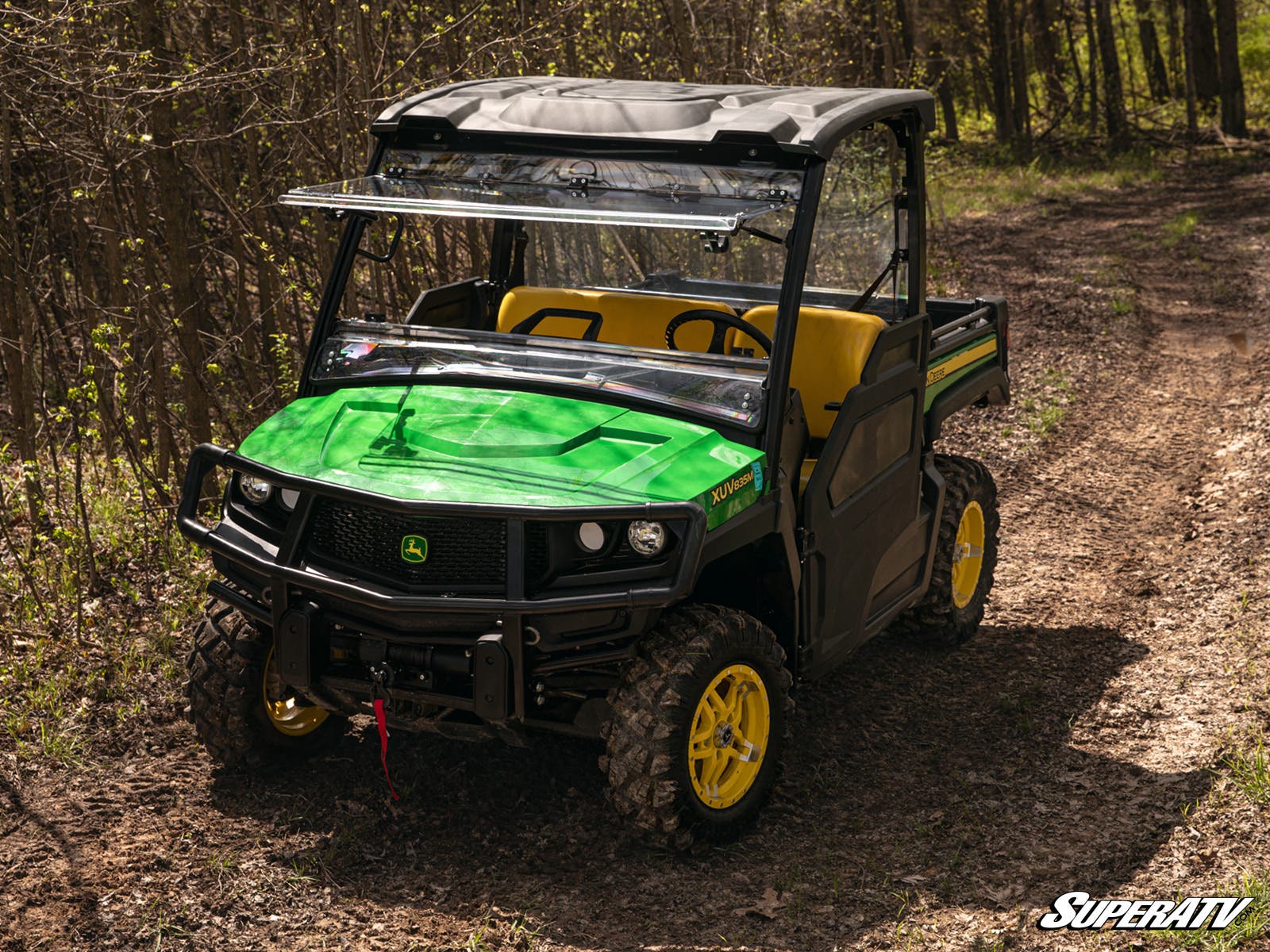 JOHN DEERE GATOR XUV 835 SCRATCH-RESISTANT FLIP WINDSHIELD