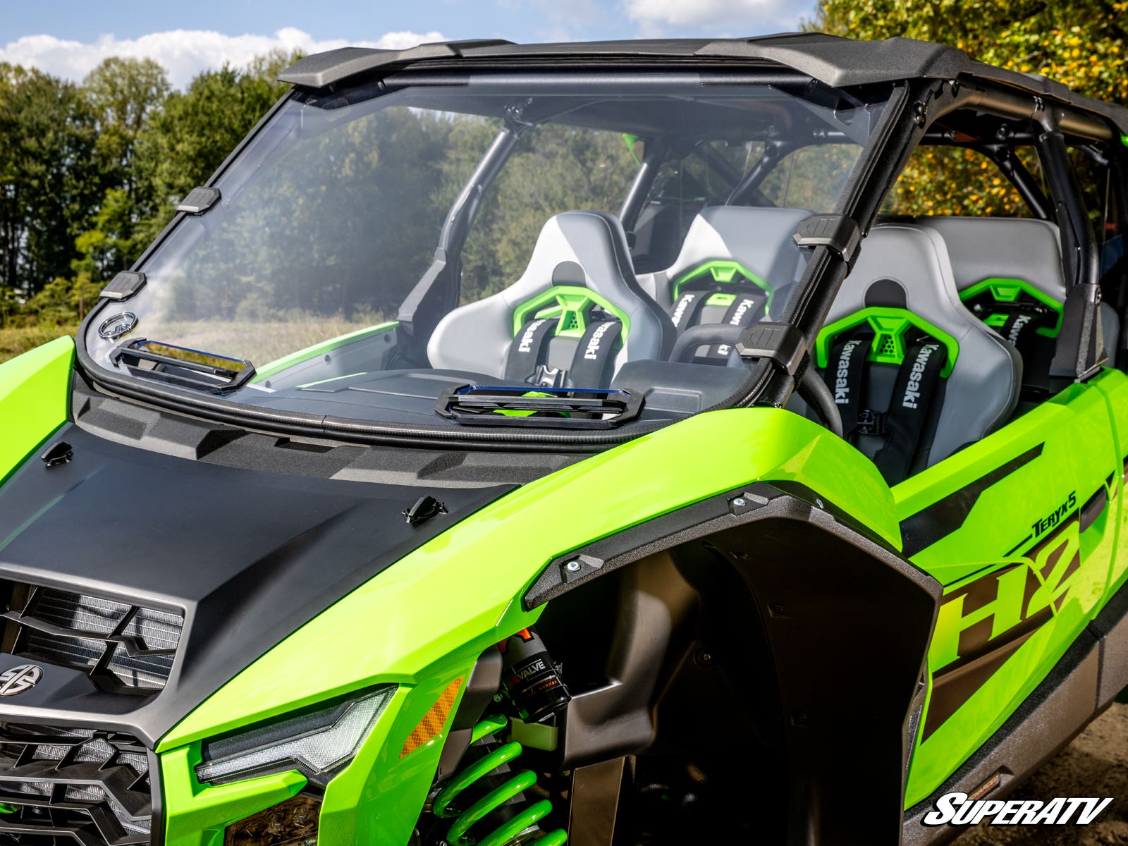 KAWASAKI TERYX H2 VENTED WINDSHIELD