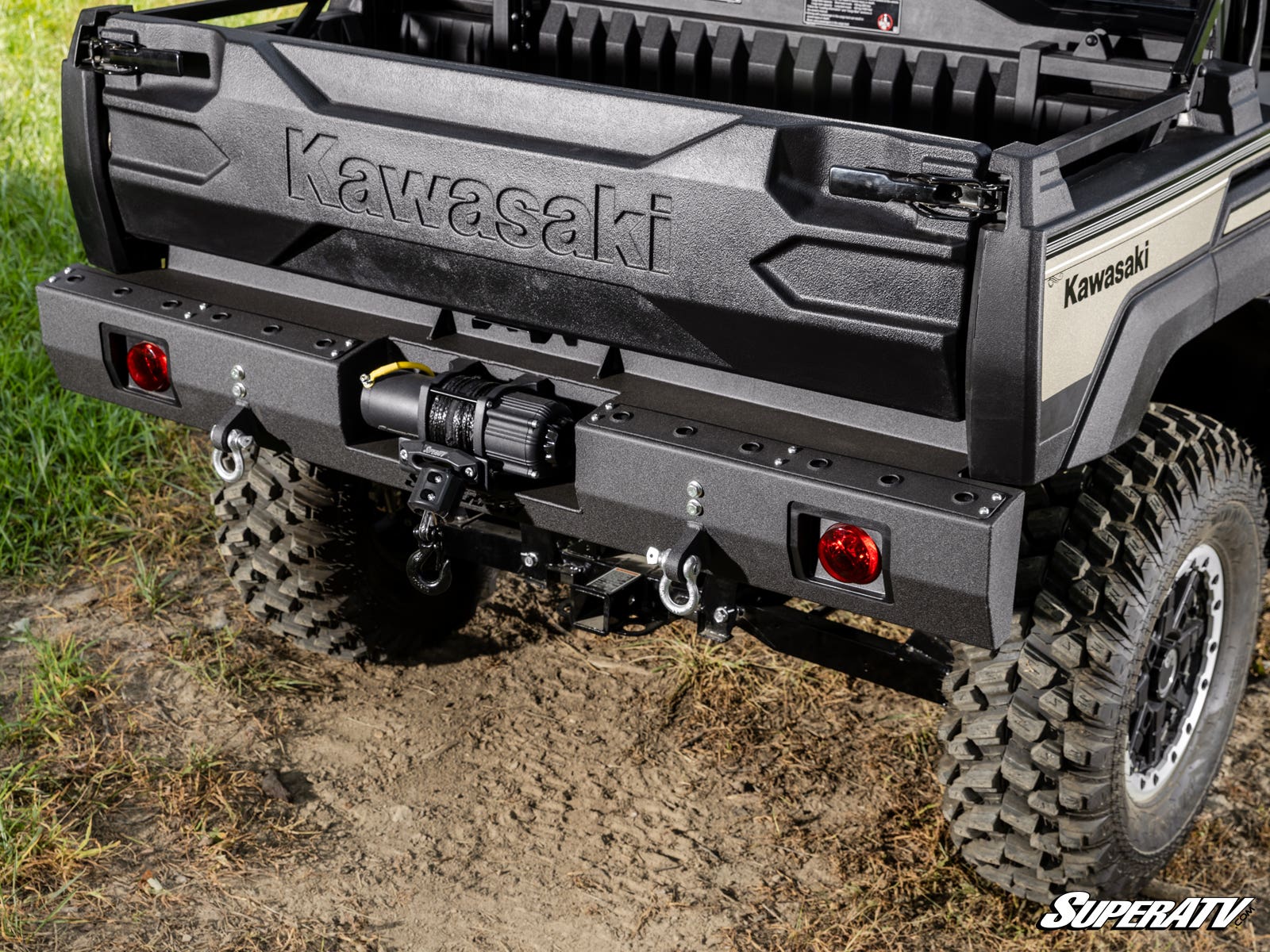 KAWASAKI MULE PRO WINCH READY REAR BUMPER