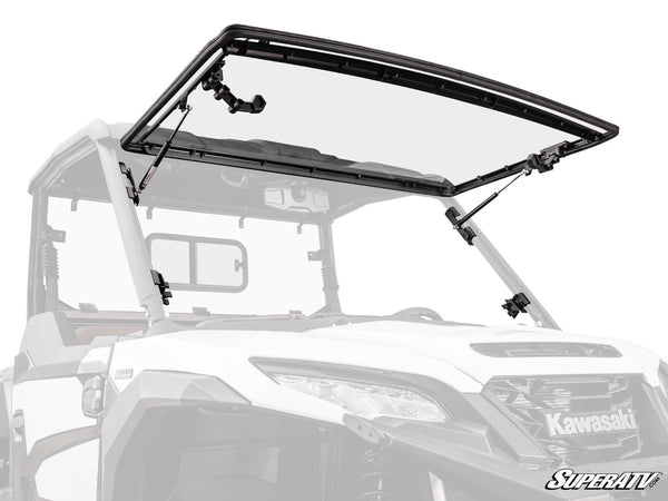 KAWASAKI RIDGE SCRATCH-RESISTANT FLIP WINDSHIELD