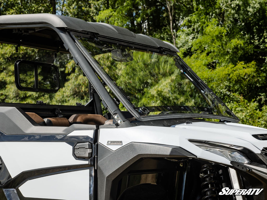 KAWASAKI RIDGE SCRATCH-RESISTANT FLIP WINDSHIELD
