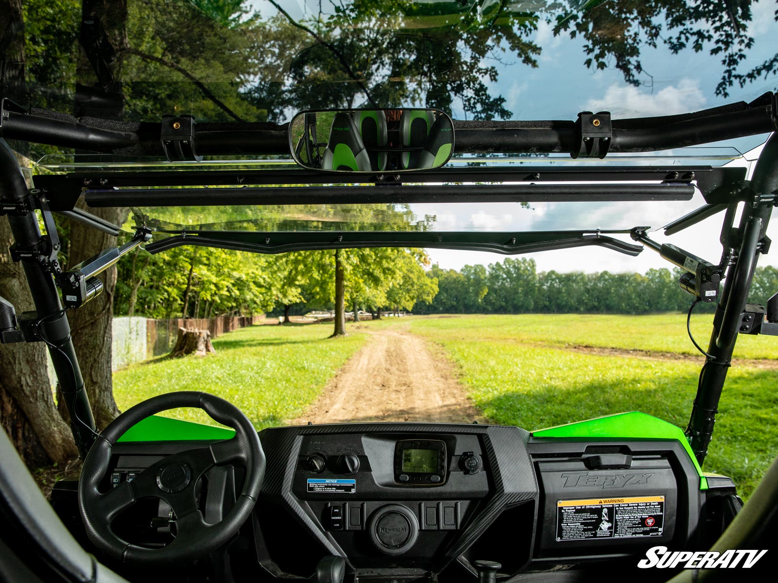 KAWASAKI TERYX MAXDRIVE POWER FLIP WINDSHIELD