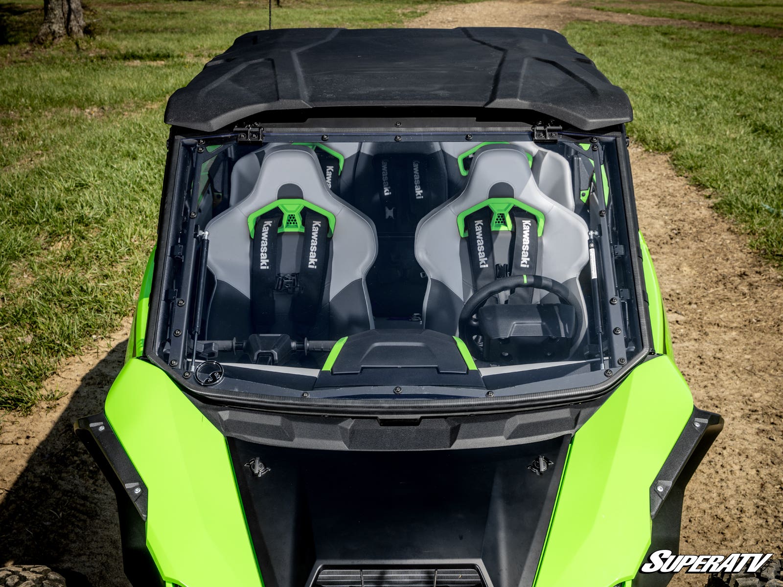 Kawasaki Teryx H2 Scratch-Resistant Flip Windshield