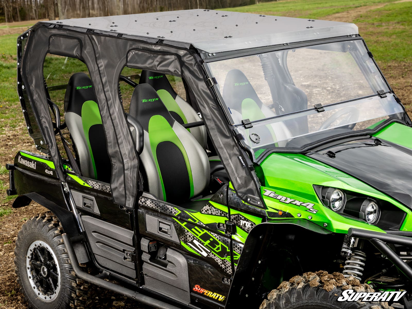 KAWASAKI TERYX 4 PRIMAL SOFT CAB ENCLOSURE UPPER DOORS