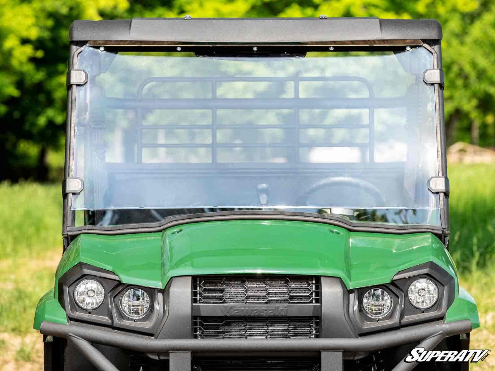 KAWASAKI MULE PRO-MX SCRATCH-RESISTANT FULL WINDSHIELD