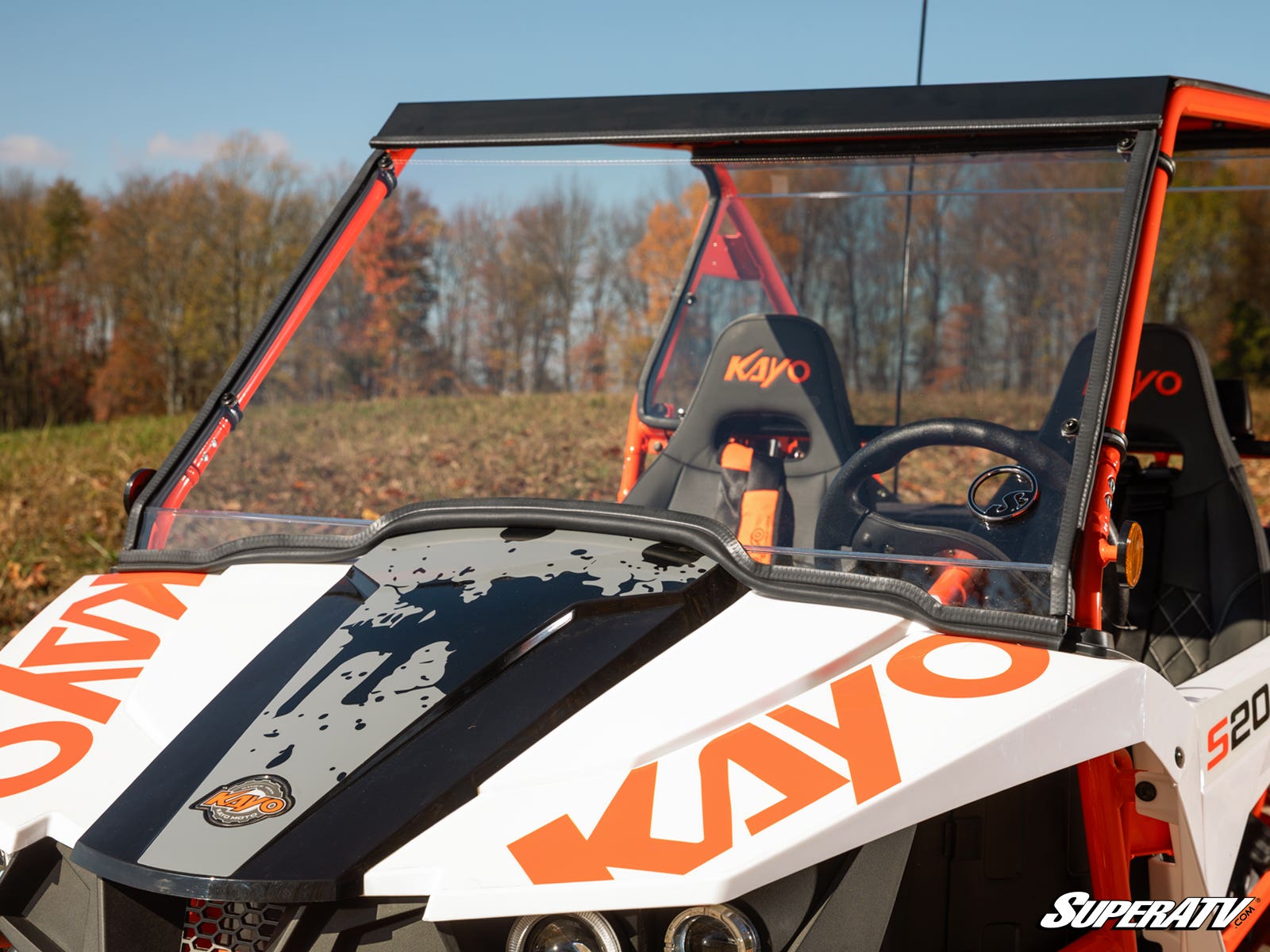 KAYO S200 SCRATCH-RESISTANT FULL WINDSHIELD