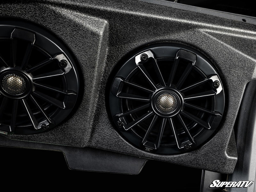 MB QUART 320-WATT STAGE 4 CAN-AM DEFENDER TUNED FOUR-SPEAKER VISOR AUDIO SYSTEM