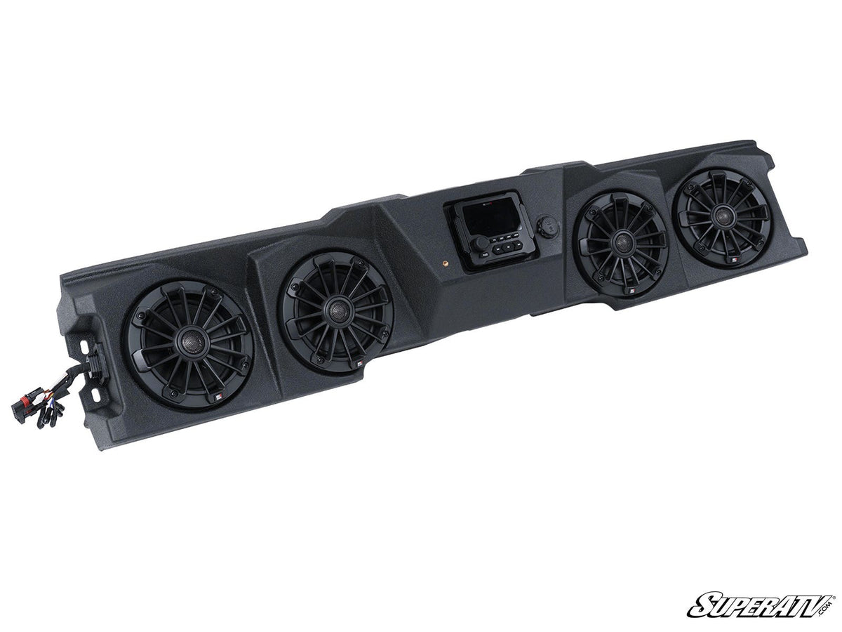 MB QUART 320-WATT STAGE 4 CAN-AM DEFENDER TUNED FOUR-SPEAKER VISOR AUDIO SYSTEM