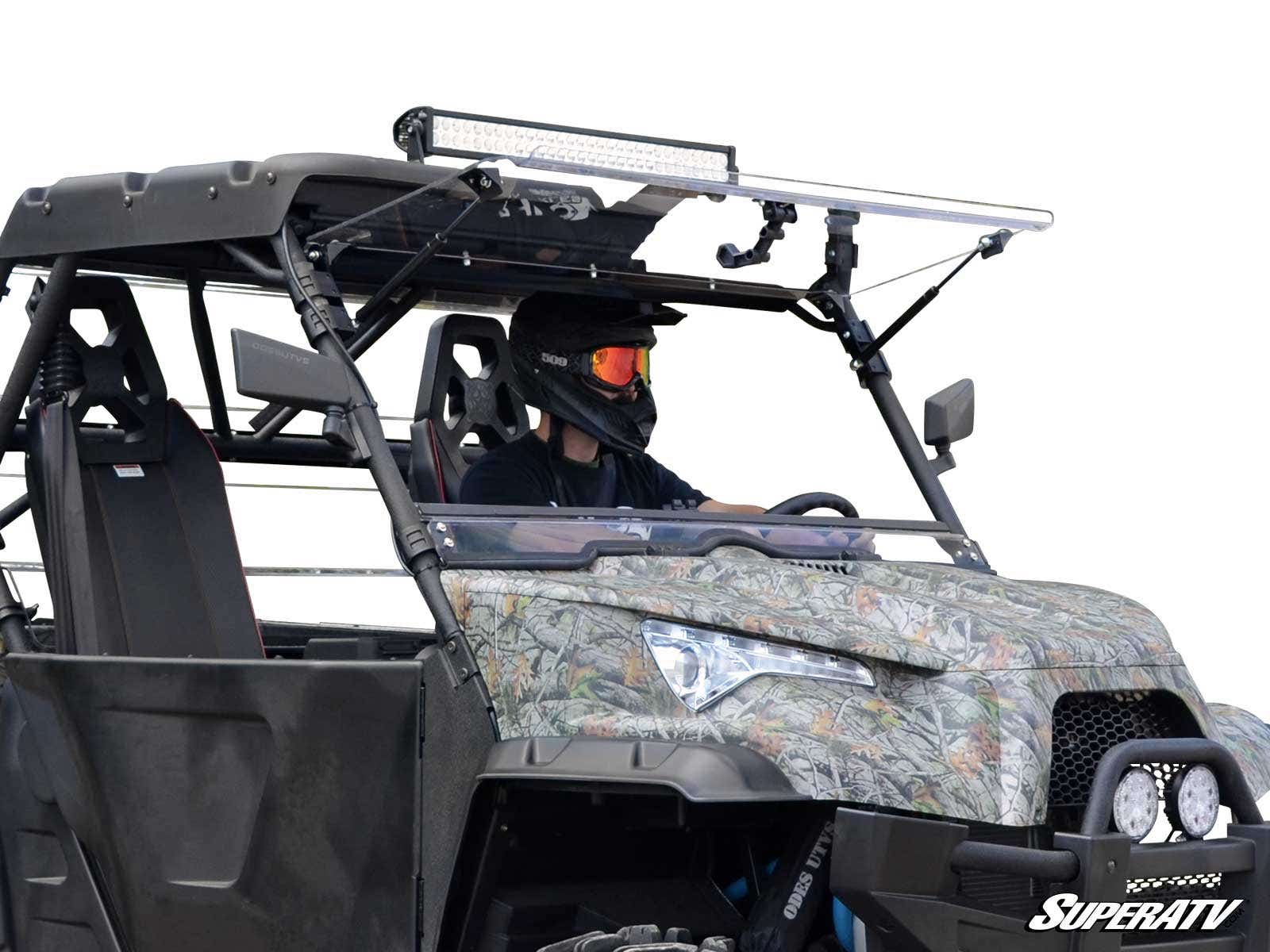 ODES DOMINATOR SCRATCH RESISTANT FLIP WINDSHIELD