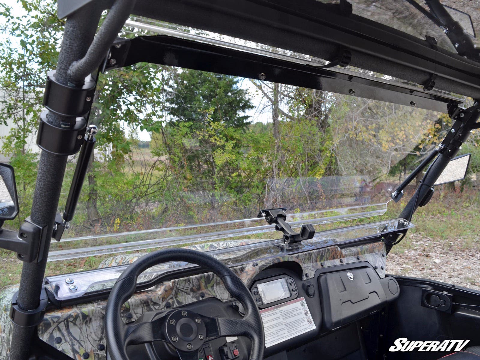 ODES DOMINATOR SCRATCH RESISTANT FLIP WINDSHIELD