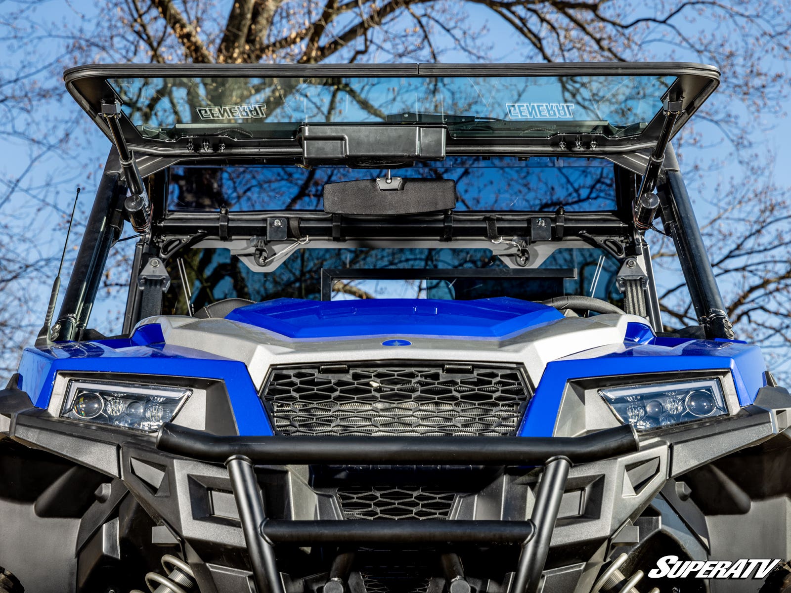 POLARIS GENERAL XP 1000 MAXDRIVE POWER FLIP GLASS WINDSHIELD