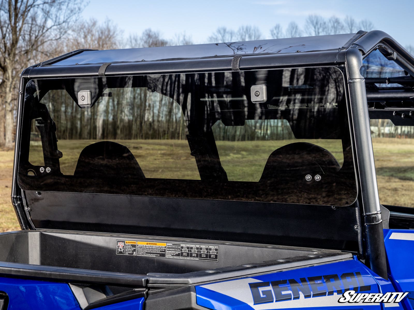POLARIS GENERAL 1000 REAR GLASS WINDSHIELD