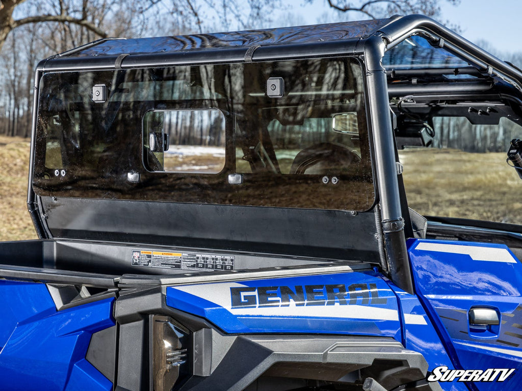 POLARIS GENERAL 1000 GLASS SLIDING REAR WINDSHIELD