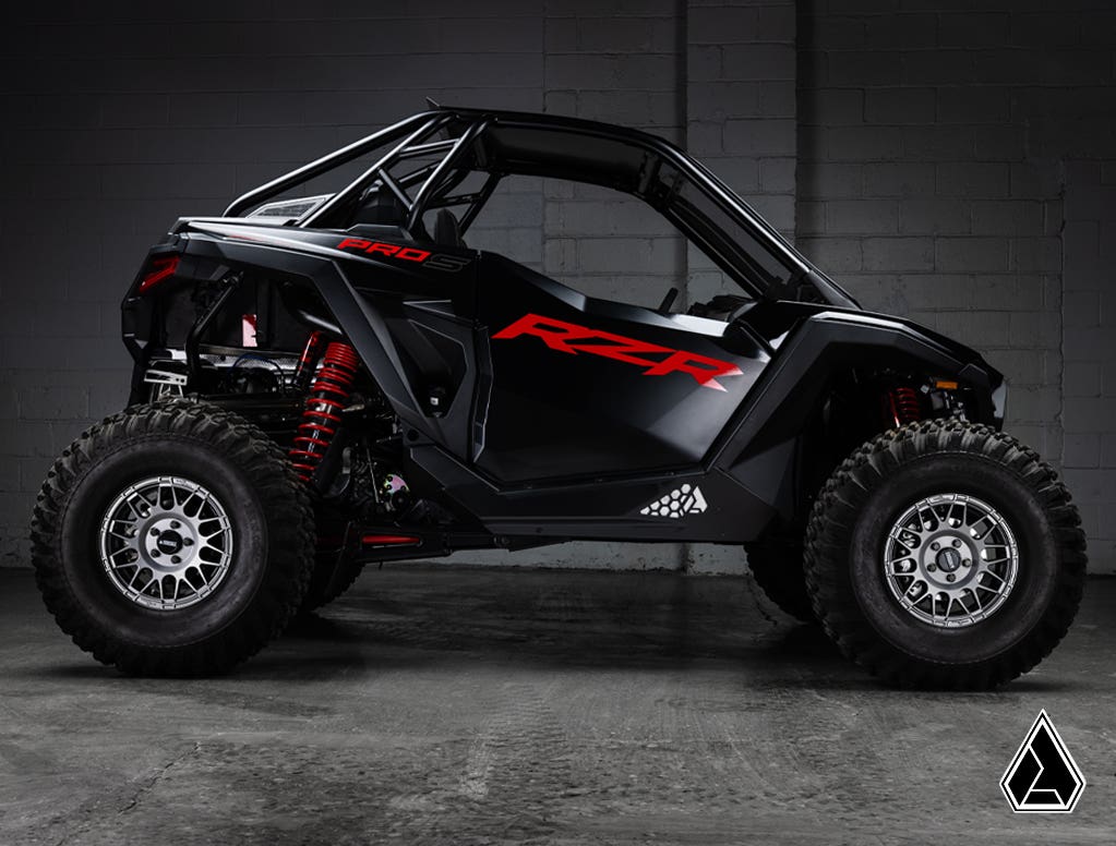 ASSAULT INDUSTRIES POLARIS RZR TURBO R ROCK SLIDERS