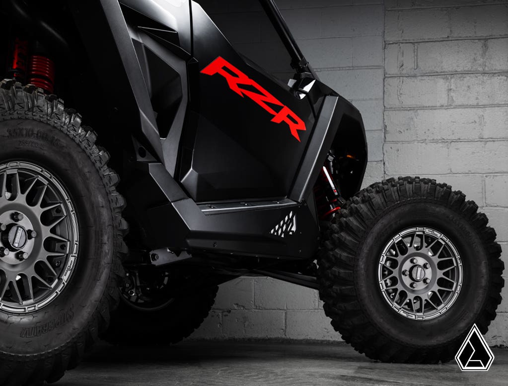 ASSAULT INDUSTRIES POLARIS RZR PRO R ROCK SLIDERS