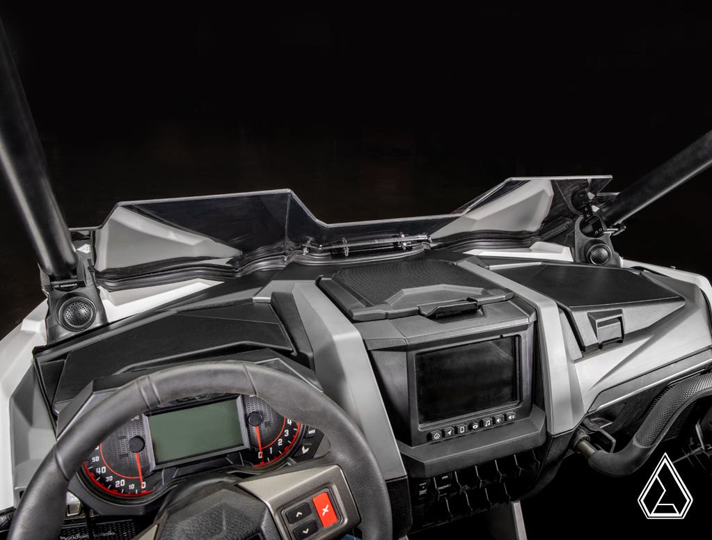 ASSAULT INDUSTRIES POLARIS RZR TURBO R HALF WINDSHIELD