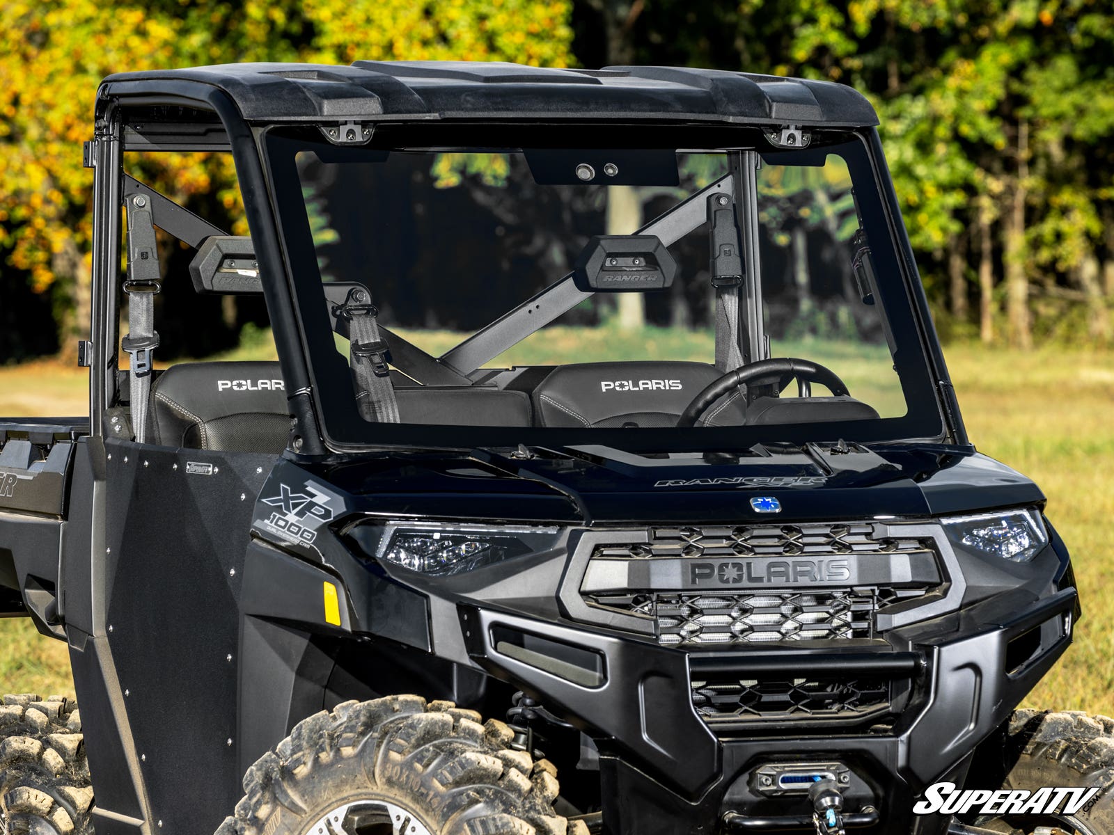 POLARIS RANGER 1000 MAXDRIVE POWER FLIP GLASS WINDSHIELD