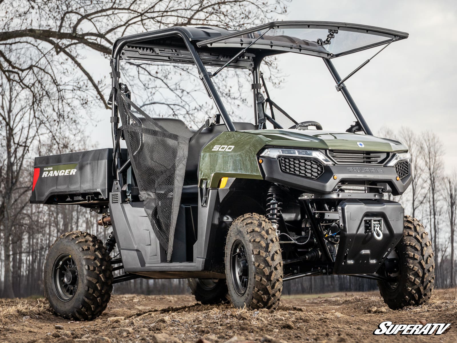 POLARIS RANGER 500 SCRATCH-RESISTANT FLIP WINDSHIELD (2026+)