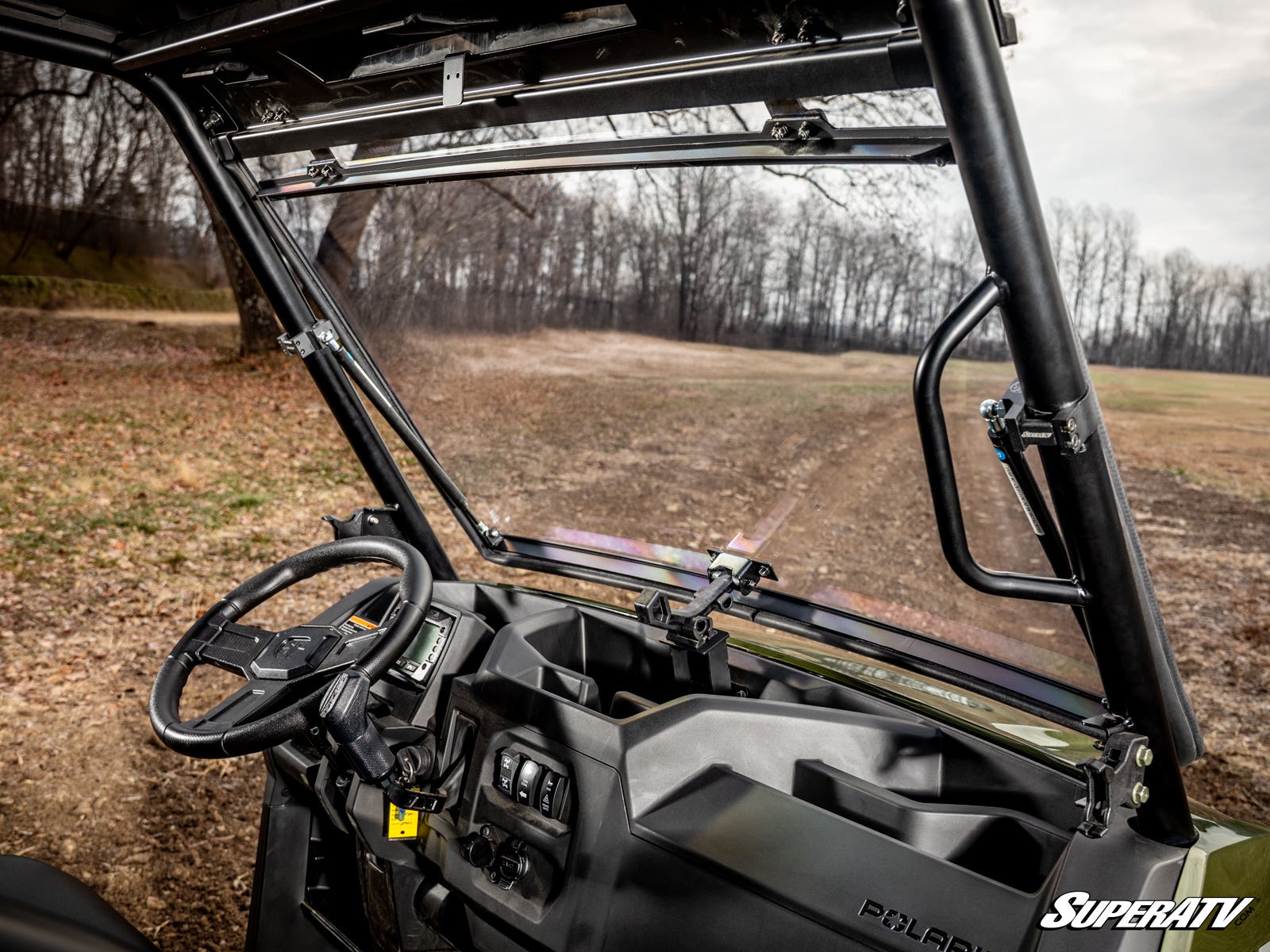 POLARIS RANGER 500 SCRATCH-RESISTANT FLIP WINDSHIELD (2026+)