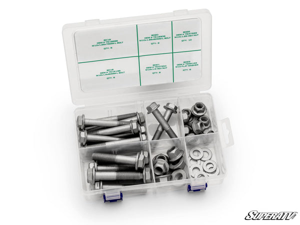 UP & RUNNING POLARIS RZR XP TURBO SUSPENSION BOLT KIT