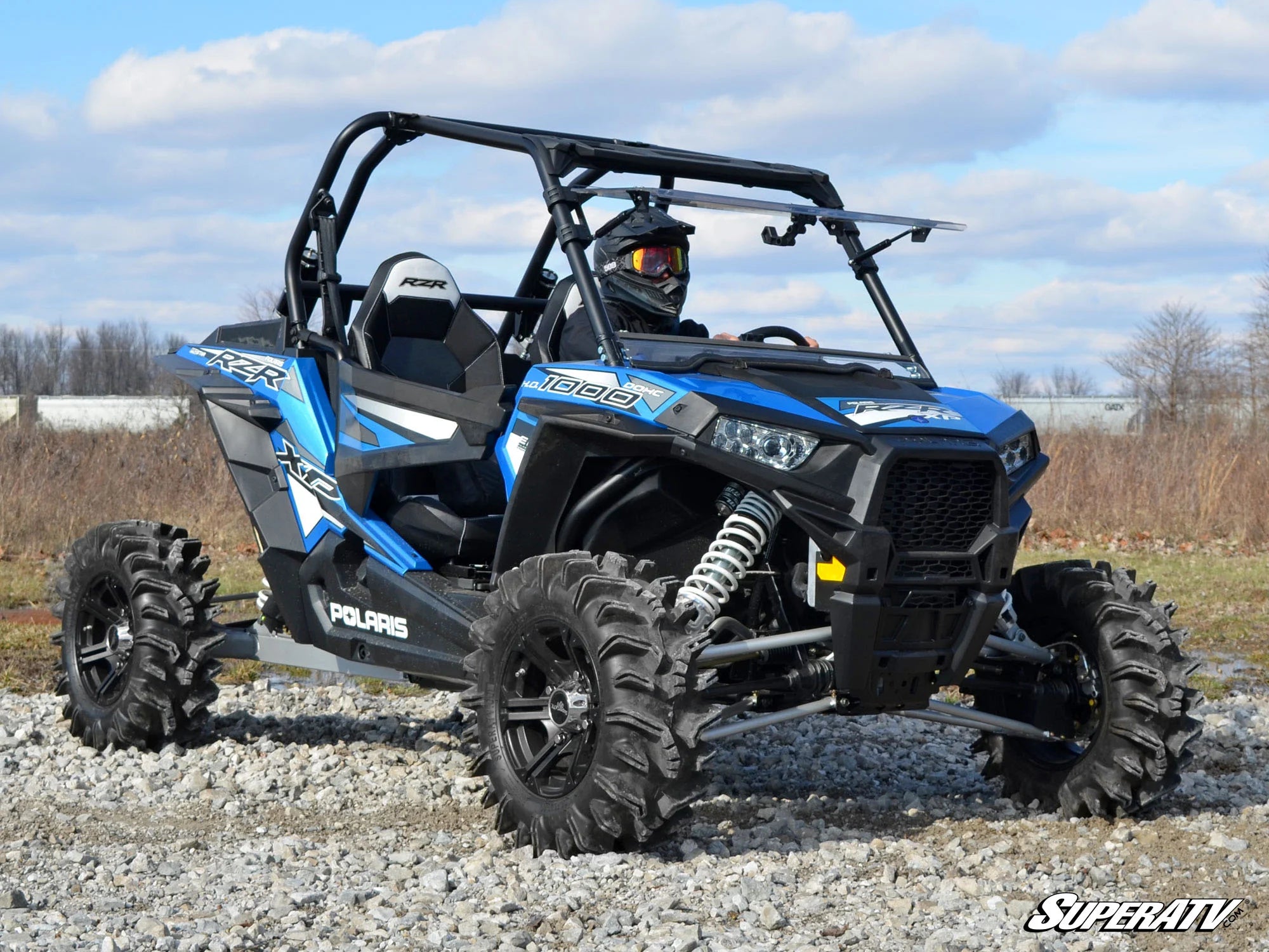 Polaris RZR XP Turbo Flip Windshield
