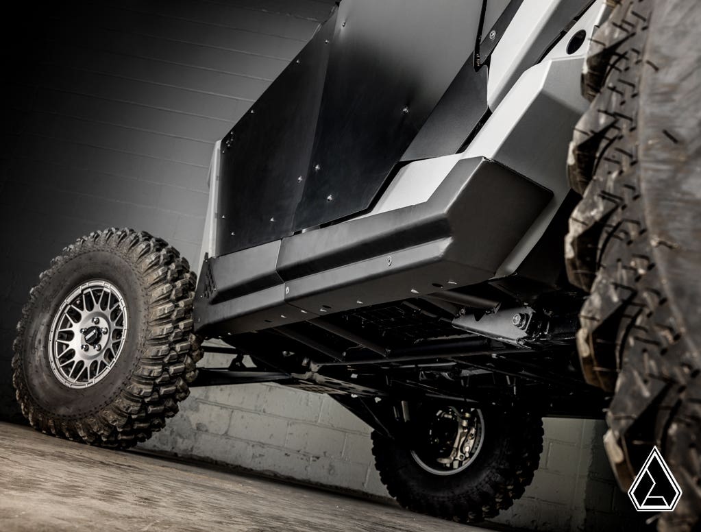 ASSAULT INDUSTRIES POLARIS RZR TURBO R 4 ROCK SLIDERS