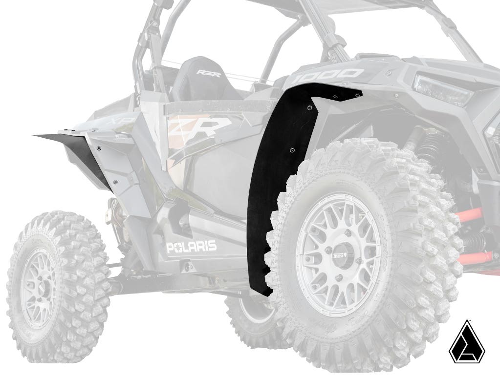 ASSAULT INDUSTRIES LOW PROFILE FENDER FLARES FOR POLARIS RZR XP TURBO S