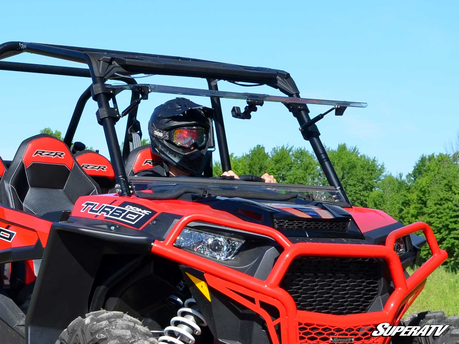 Polaris RZR XP Turbo Flip Windshield