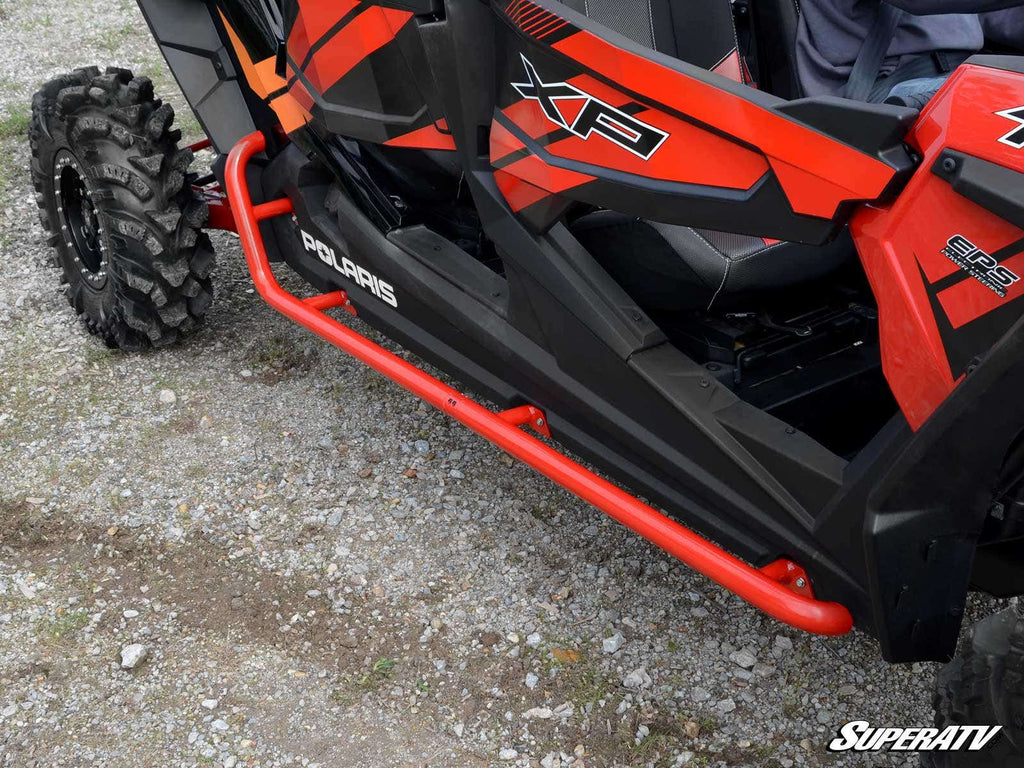 POLARIS RZR XP 4 TURBO ROCK SLIDING NERF BARS