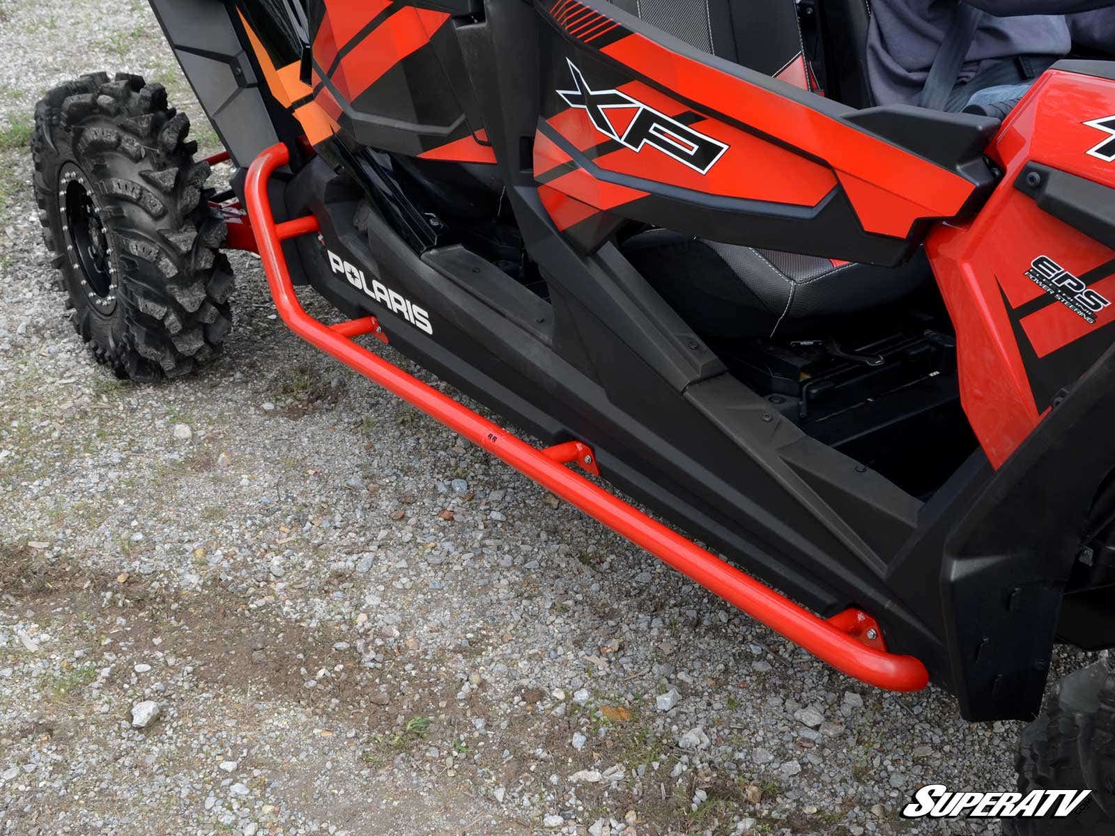 POLARIS RZR XP 4 TURBO ROCK SLIDING NERF BARS