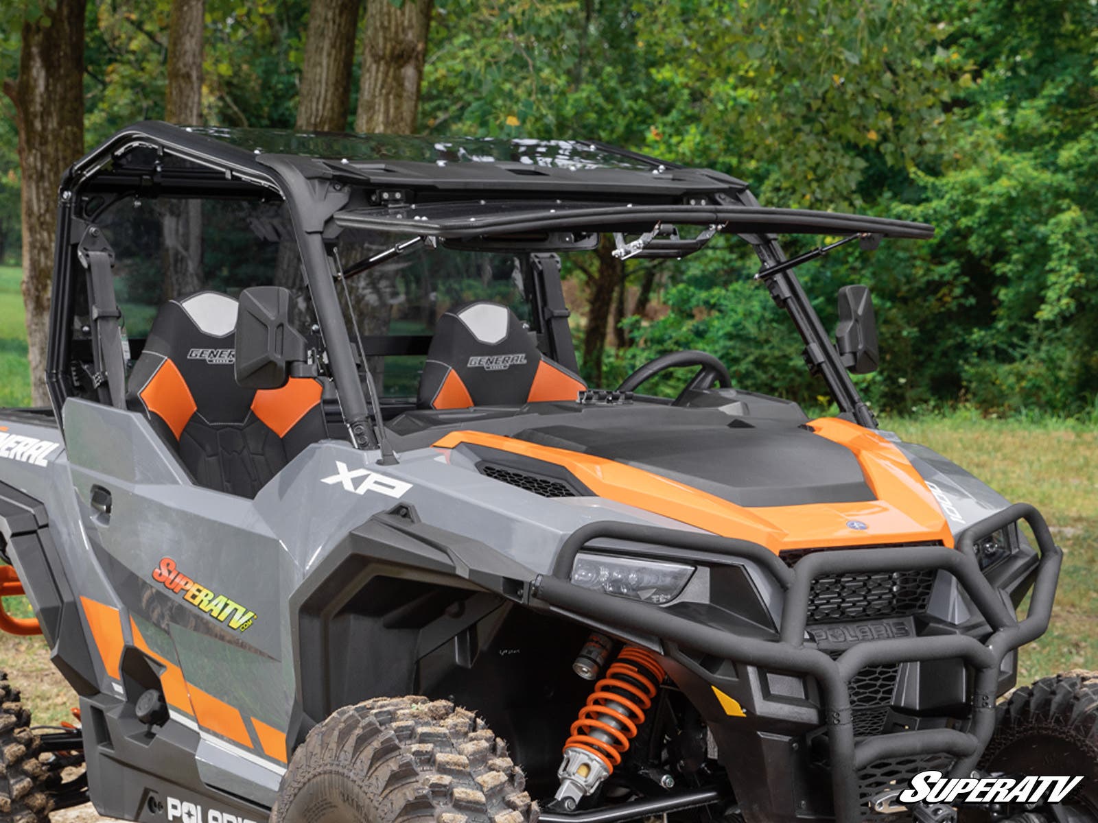 POLARIS GENERAL SCRATCH RESISTANT FLIP WINDSHIELD