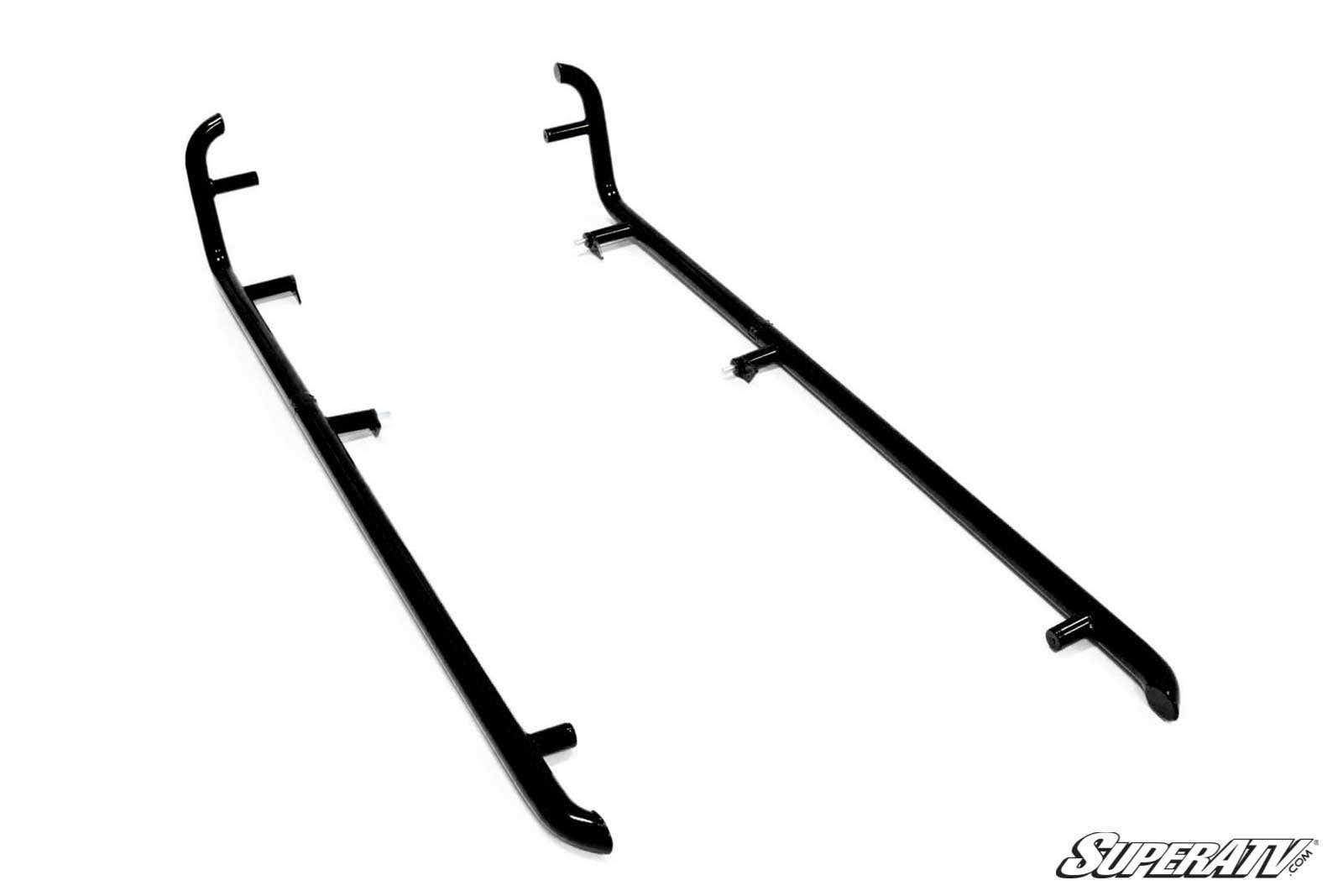 POLARIS GENERAL 4 HEAVY DUTY NERF BARS - WRINKLE BLACK