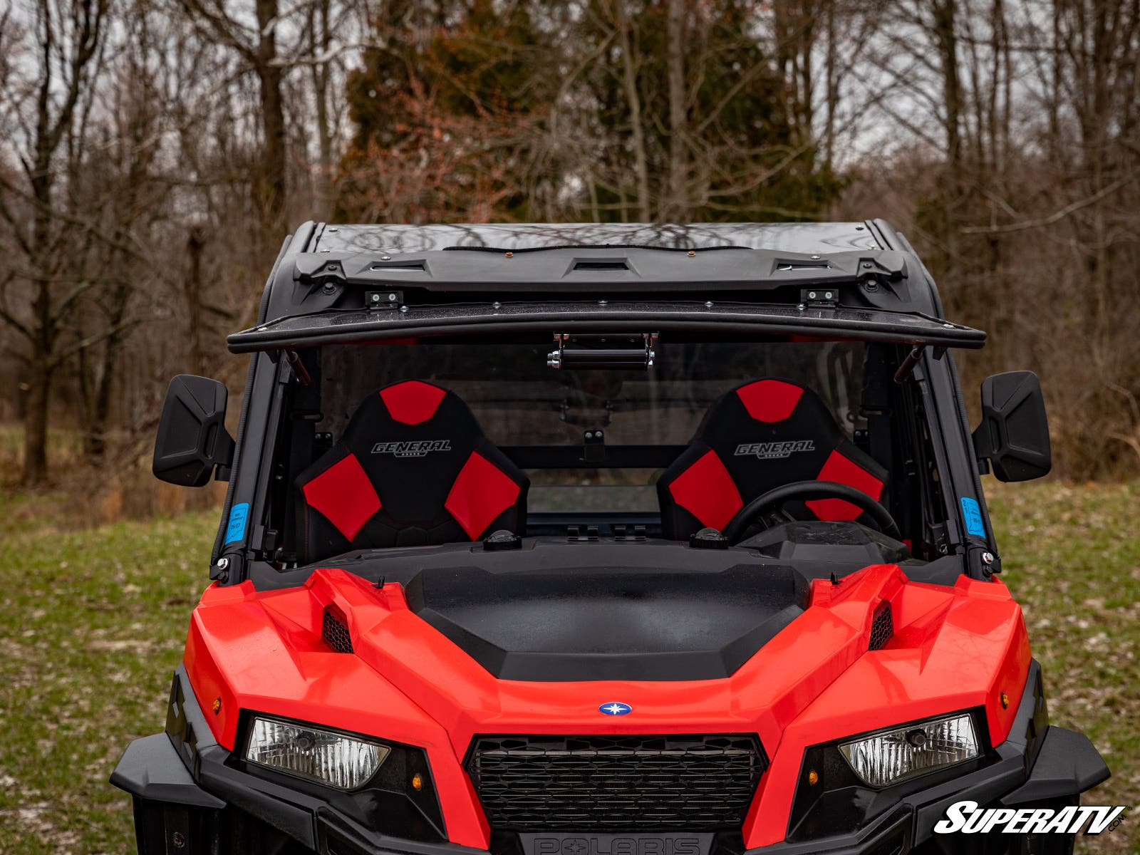 POLARIS GENERAL XP 1000 SCRATCH RESISTANT FLIP WINDSHIELD