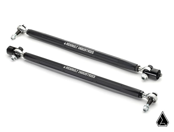 ASSAULT INDUSTRIES TURRET STYLE +4" LONG TRAVEL HEAVY DUTY TIE RODS (FITS: POLARIS RZR XP 1000/TURBO)