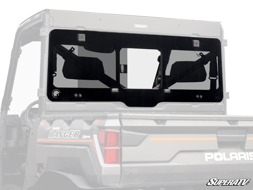 POLARIS RANGER XP 1000 GLASS SLIDING REAR WINDSHIELD
